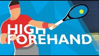 The HIGH Forehand  How to Handle the HIGH BALL [upl. by Ardene]