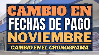 URGENTE ❗CAMBIO en las FECHAS de PAGO de NOVIEMBRE 2024  MONTOS EN BRUTO JUBILADOS y PENSIONADOS [upl. by Rhona994]