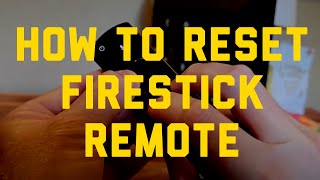 How to Reset Fire TVFirestick Remote [upl. by Odarbil]