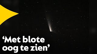 Komeet C2023 A3 schiet langs aarde met blote oog te zien [upl. by Latyrc]