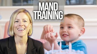 How To Train Manding Verbal Behavior│Setting Up Situations [upl. by Theda308]