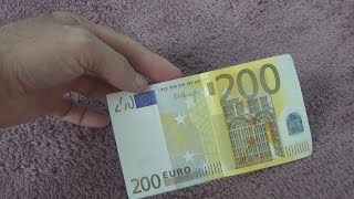 200 Euro Banknote in depth review [upl. by Sarah]