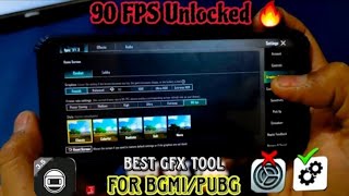 Best GFX TOOL For BgmiPubg 90 FPS Unlocked 🔥✔️pubgmobile bgmi [upl. by Bidget]