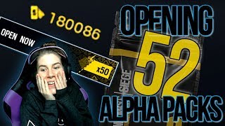 Opening 52 Alpha Packs  Rainbow Six Siege [upl. by Teodor715]