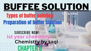 Buffer solutionchapter 8ist year chemistry [upl. by Shanon488]