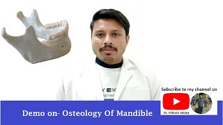 Mandible Osteology I Features amp attachments I Full demo I Dr Vibhash Vaidya [upl. by Imac444]