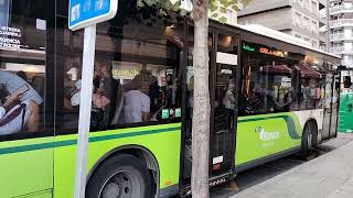 bizkaibus Mercedes Benz citaro Facelift Nº 7763 en línea 3136 [upl. by Oneida]