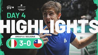 Highlights Italy v Chile  Davis Cup 2023 [upl. by Acinemod]