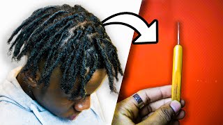 Comment Faire Des DREADLOCKS avec un CROCHET [upl. by Shurlock339]