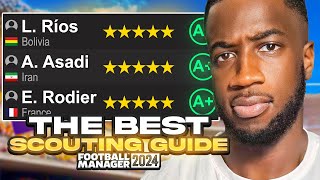 How to Scout for The BEST Wonderkids on FM24  FM24 Scouting  Football Manager 2024 [upl. by Aleakim354]