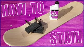 How To Stain A Skateboard [upl. by Rasecoiluj]