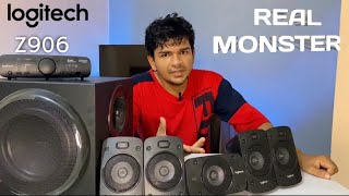 Monster is here  Logitech z906 51 dolby digital surround sound speakers with 1000W peak power [upl. by Notniuq86]