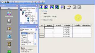 E Prime 3 Setting Up Practice Trials [upl. by Florine]