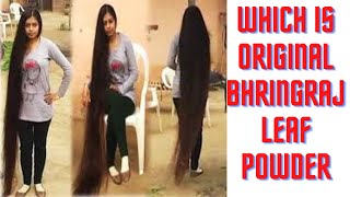 Bhringraj Leaf Powder Review  Which Is ORIGINAL BHRINGRAJ LEAF POWDER [upl. by Eanod344]