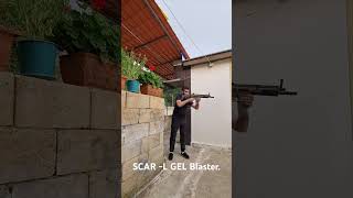 SCAR L Cyma gel blaster shooting [upl. by Beulah]