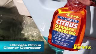 Degreaser Cleaner with Star Brite Ultimate Citrus Cleaner and Degreaser [upl. by Atsyrhc]