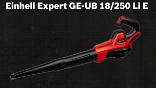 AkkuLaubbläser Einhell Expert GEUB 18250 Li E 3433542  TEST  Deutsch [upl. by Nwahsram]