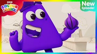 Meet Purple  FULL EPISODE  S1 E12  Learn Colours  Kids Cartoons  Colourblocks [upl. by Annahsed429]