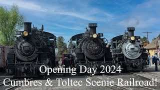 Opening Day 2024 Cumbres amp Toltec Scenic Railroad [upl. by Hightower]