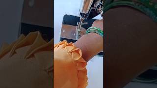 Designer sleeve making and stitching 💞fashionshortvideo [upl. by Beatrisa]