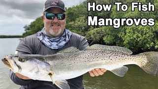 Fishing In Mangroves How To Catch More Redfish Snook amp Trout [upl. by Lazor]