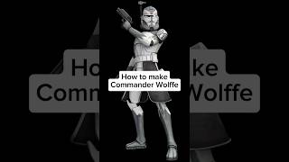 How to make P2 commander Wolffe in Lego [upl. by Most]