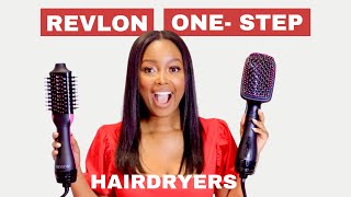 REVLON ONE STEP HAIRDRYER COMPARISON  KAIZEN TSHEGO [upl. by Icyac]