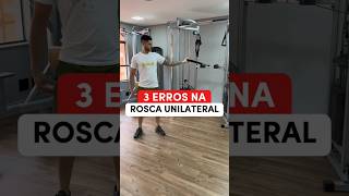 3 Erros na Rosca Unilateral dicasdeacademia fitness academia gym fitness [upl. by Aneladdam]