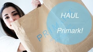 HAUL  Primark [upl. by Renruojos]