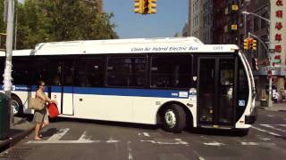 The New Breed MTA New York CIty Bus 2010 Designline EcoSaver IV Hybrid 1305 On The M9 [upl. by Crichton]