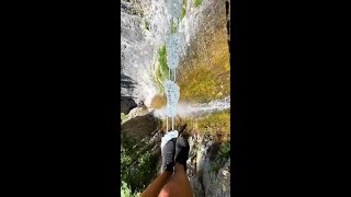 Via Ferrata Delle Aquile em Trentino Itália 🇮🇹 shorts [upl. by Itida]