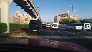 POV Evening Drive in Dubai Marina  Bentley Continental W12 [upl. by Lered645]