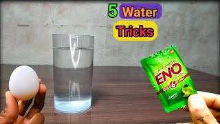 5 Amazing Water Experiment  waterexperiments [upl. by Anaerda]