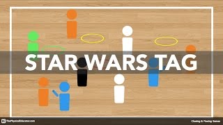 Star Wars Tag  Physical Education Game Chasing amp Fleeing [upl. by Redyr]