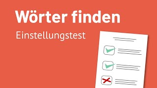 FINDE alle Wörter im Buchstabensalat und bereite dich damit ideal auf deinen EINSTELLUNGSTEST vor [upl. by Adnocahs721]