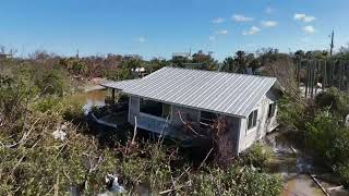 Little Gasparilla gift shop road after Hurricane Milton [upl. by Forest]