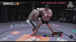 Bob Sapp vs Aori Gele Full fight Road FC 32 [upl. by Nawad]