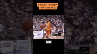 Chamique Holdsclaw FILM SESSION tennesseebasketball [upl. by Idnim]