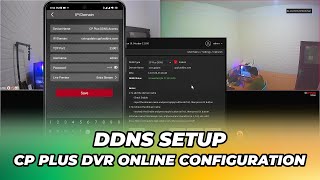 DDNS Setup for DVR CP Plus  CP Plus DVR Online Configuration [upl. by Malvina]