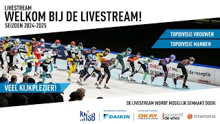 Livestream  Daikin Marathon Cup 1  52e Jaap Eden Trofee [upl. by Irrab]