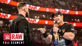 FULL SEGMENT — John Cena accepts Austin Theorys WrestleMania challenge Raw March 6 2023 [upl. by Clair]