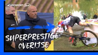 CycloCross Superprestige Overijse 2023  Crash On The Final Lap 😳  Mens Highlights  Eurosport [upl. by Ivo146]