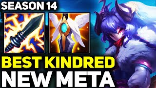 RANK 1 BEST KINDRED NEW META MID GAMEPLAY  Season 14 League of Legends [upl. by Maud301]