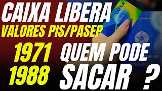 Aposentados Caixa Libera Valores de PIS e PASEP  Veja Quem Tem Direito Ao Saque [upl. by Dnivra]