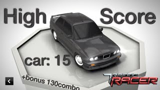 High Score trafficracer car 15 bonus 130 hard combos [upl. by Htrap]