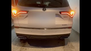 2022 Acura MDX ASpec Nighttime Walkaround  Car Conversations [upl. by Meil383]