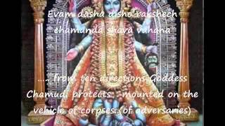 Devi Kavacham The Armour  the many forms of the Goddess Durga  with English translation [upl. by Chauncey]