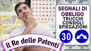 SEGNALI DI OBBLIGO  IL RE DELLE PATENTI  PATENTE B  ESAME DI TEORIA [upl. by Cohin]