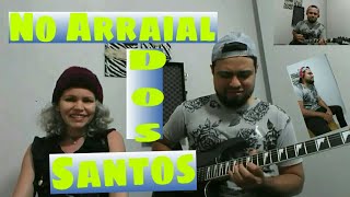 No Arraial dos santos Discopraise  cover Adriano e Jô [upl. by Azilef]