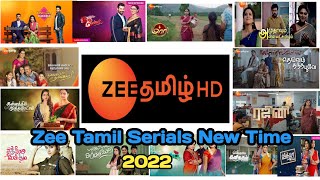 zee tamil all serial new timing details [upl. by Ttam693]